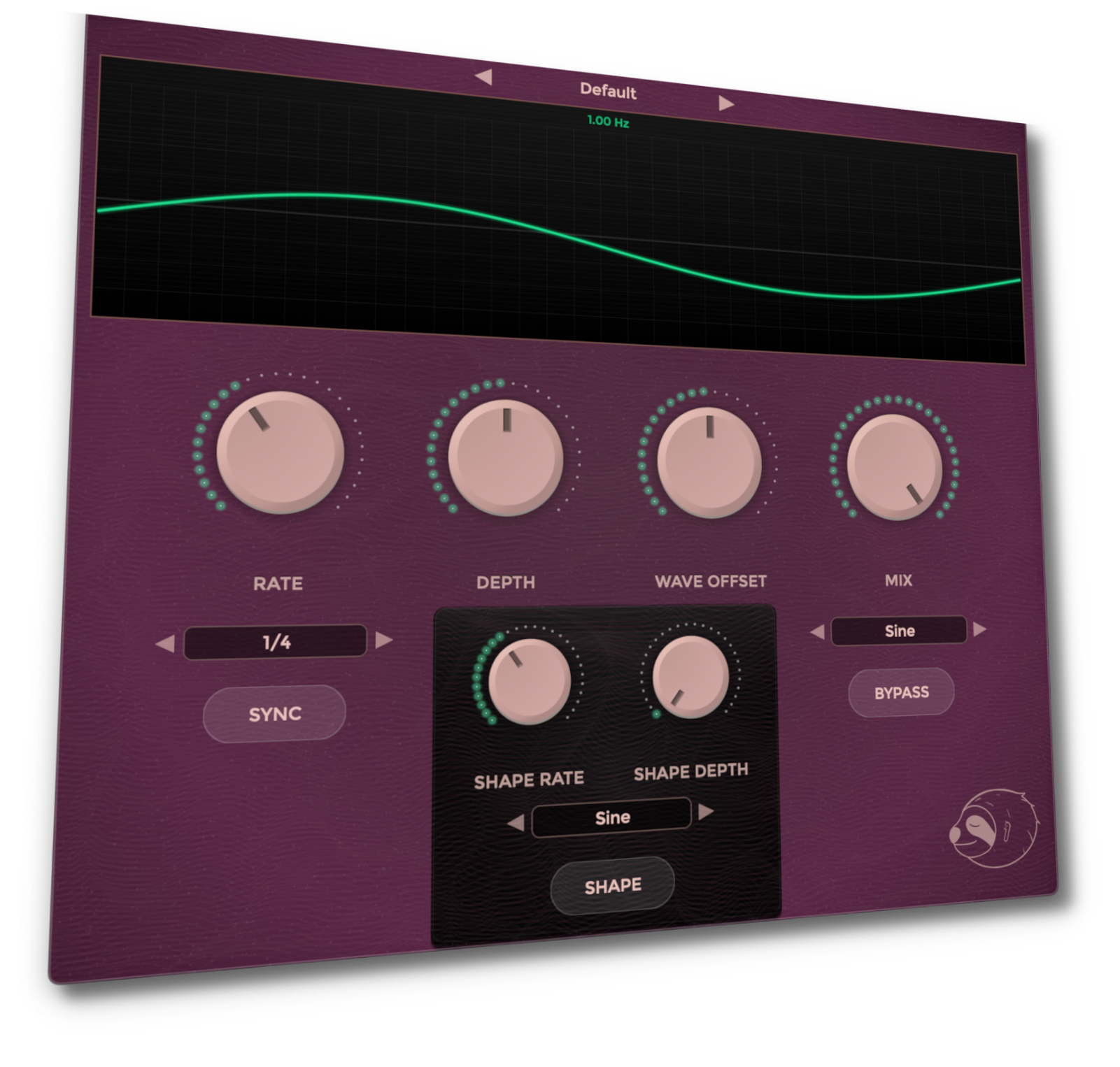 Tremolo Viola plugin interface